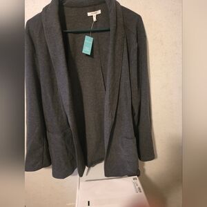 Maurices gray jacket 2x NWT